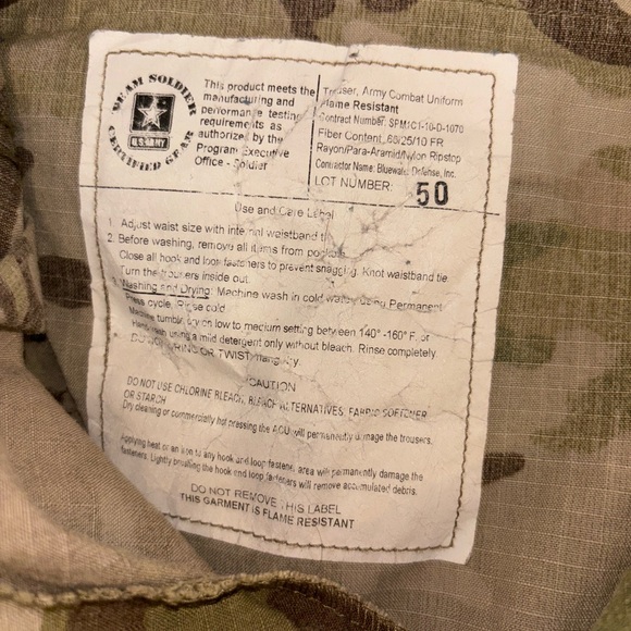 Military ACU’s size 27-31 - Picture 3 of 4